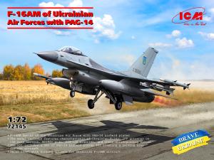 ICM 1/72 F-16AM of Ukrainian Air Forces with PAG-14