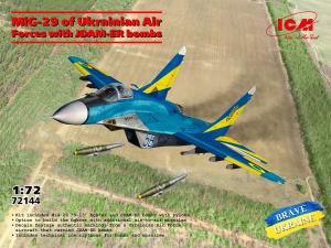 ICM 1/72 MiG-29 of Ukrainian Air Forces with JDAM-ER bombs