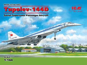 ICM 1:144 Tupolev-144D, Supersonic Aircraft