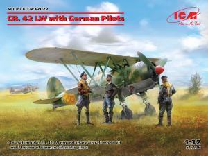 ICM 1:32 CR. 42 with Lufwaffe pilots