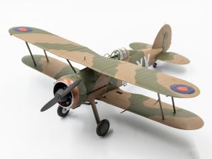 ICM 1:32 Gloster Gladiator Mk.I with pilots