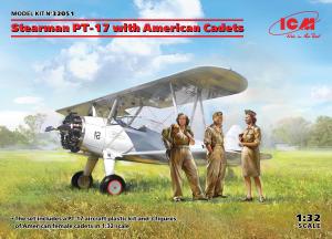 ICM 1:32 Stearman PT-17 with American Cadets