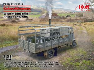 ICM 1/35 AHN Gulaschkanone, WWII German mobile field kitchen