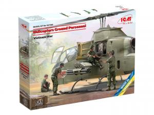 ICM 1/35 Helicopters Ground Personnel (Vietnam War) (4 figs)