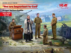 ICM 1/35 "You are important to God", Prayer before battle figure set