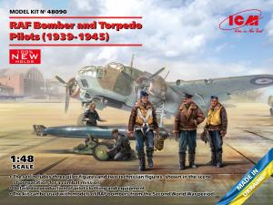 ICM 1/48 RAF Bomber and Torpedo Pilots (1939-1945) (5 figures)