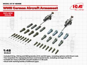 ICM 1/48 WWII German Aircraft Armament set