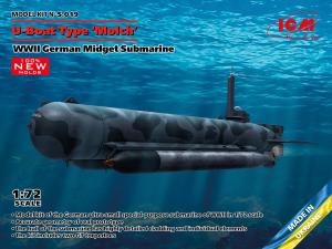 ICM 1/72 U-Boat Type Molch, WWII German Midget Submarine