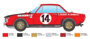 Italeri 1:24 Lancia Fulvia HF Rally Monte Carlo 1972