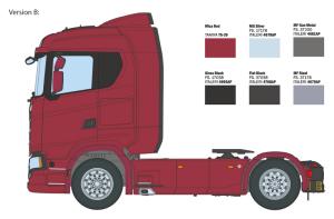 Italeri 1:24 Scania S770 4x2 Normal Roof "Grey Cab"