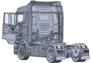 Italeri 1:24 Scania S770 4x2 Normal Roof "Grey Cab"