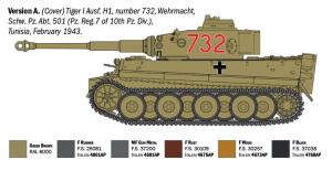 Italeri 1:35 Pz. Kpfw. VI Tiger I Ausf. H (tp), Early production