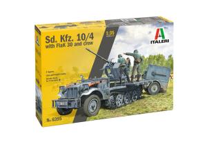 Italeri 1:35 Sd.Kfz 10/4 with flak 30 and crew