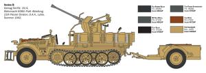 Italeri 1:35 Sd.Kfz 10/4 with flak 30 and crew