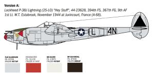 Italeri 1:48 P-38J E.T.O.