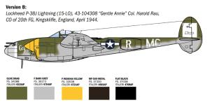 Italeri 1:48 P-38J E.T.O.