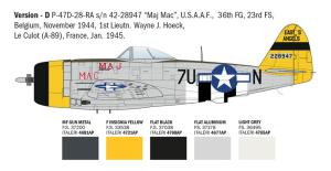 Italeri 1:48 P-47D Thunderbolt (E.T.O.)