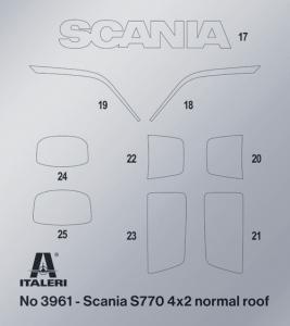 Italeri 1:35 Scania S770 V8 "white cab"