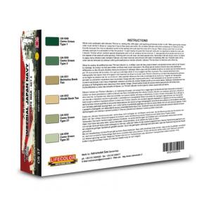 Lifecolor Imperial Japan Navy WWII, Late War, Set N. 2 6 x 22 ml