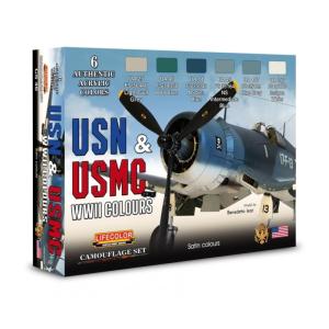 Lifecolor USN & USMC WWII Colors 6 x 22 ml
