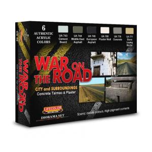 Lifecolor War On The Road – Concrete Tarmac & Plaster 6 x 22 ml
