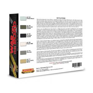 Lifecolor War On The Road – Concrete Tarmac & Plaster 6 x 22 ml