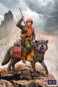 Masterbox 1/24 Post-apocalyptic series. The Last Bridge. Kit No. 8. Clan of Wolves