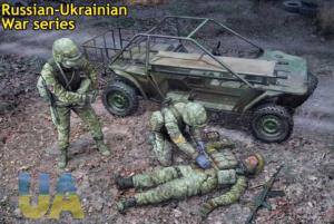 Masterbox 1/35 Buggy Mongoose. The Ukrainian Battlefield evacuation version with crew