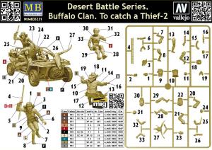 Masterbox 1/35 Desert Battle Series. Buffalo Clan. To catch a Thief-2