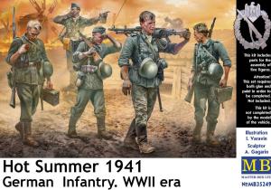 Masterbox 1/35 Hot Summer 1941. German Infantry, WWII era