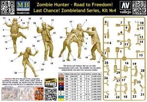 Masterbox 1/35 Zombieland Series, Kit #4, Zombie Hunter, Last Chance!