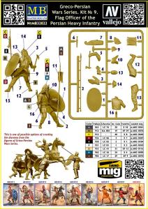 Masterbox 1/32 Flag Officer of the Persian Heavy Infantry