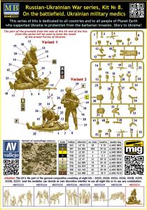 Masterbox 1/35 On the battlefield, Ukrainian medics kit #8