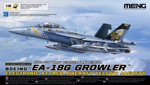 Meng 1/48 Boeing EA-18G Growler Electronic Attack Aircraft Yellow Jackets