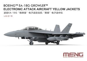 Meng 1/48 Boeing EA-18G Growler Electronic Attack Aircraft Yellow Jackets