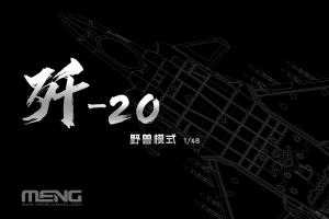 Meng 1/48 Chinese J-20 Stealth Fighter Beast Mode