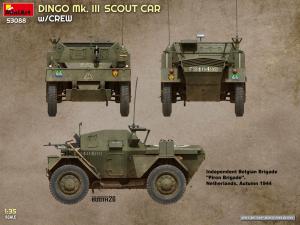 Miniart 1/35 Dingo Mk. III Scout Car w/ Crew