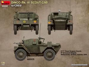 Miniart 1/35 Dingo Mk. III Scout Car w/ Crew