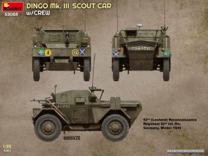 Miniart 1/35 Dingo Mk. III Scout Car w/ Crew