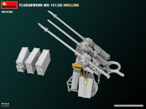 Miniart 1/35 Flugabwehr-MG 151/20 Drilling
