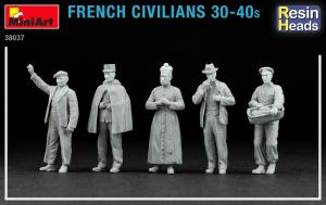Miniart 1/35 French Civilians '30-'40s. with Resin Heads