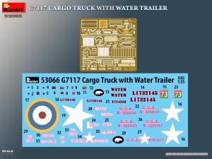 Miniart 1/35 G7117 Cargo Truck with Water Trailer