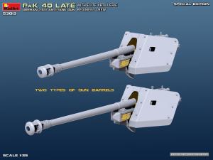 Miniart 1/35 German 7.5cm PaK 40 Late w/Elite Artillerie Regiment Crew. Special Edition