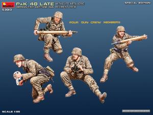 Miniart 1/35 German 7.5cm PaK 40 Late w/Elite Artillerie Regiment Crew. Special Edition