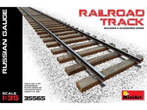 Miniart 1/35 Railroad Track (Russian Gauge)