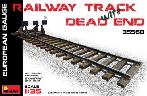 Miniart 1/35 Railway Track & Dead End (European Gauge)