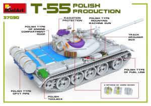 Miniart 1/35 T-55A Polish production