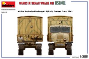Miniart 1/35 Werkstattkraftwagen Auf RSO/01