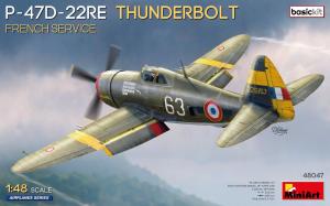 Miniart 1/48 P-47D-22RE Thunderbolt. French Service. Basic Kit