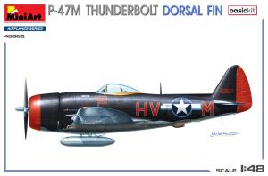 Miniart 1/48 P-47M Thunderbolt. Dorsal Fin. Basic Kit